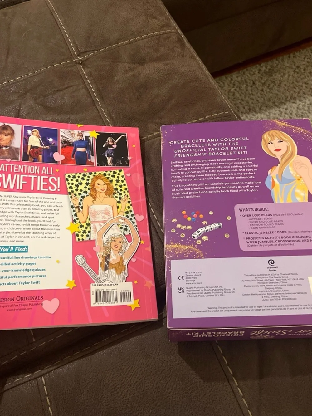 Taylor Swift Coloring/Activity book and Friendship Bracelet Kit Set
